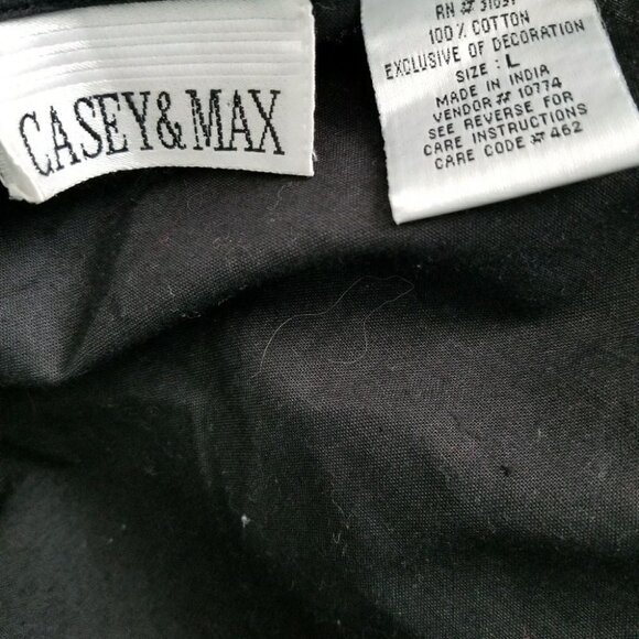 Winter Snowman Deer Scence Black Vest Size Large Holiday‎ - Picture 4 of 8